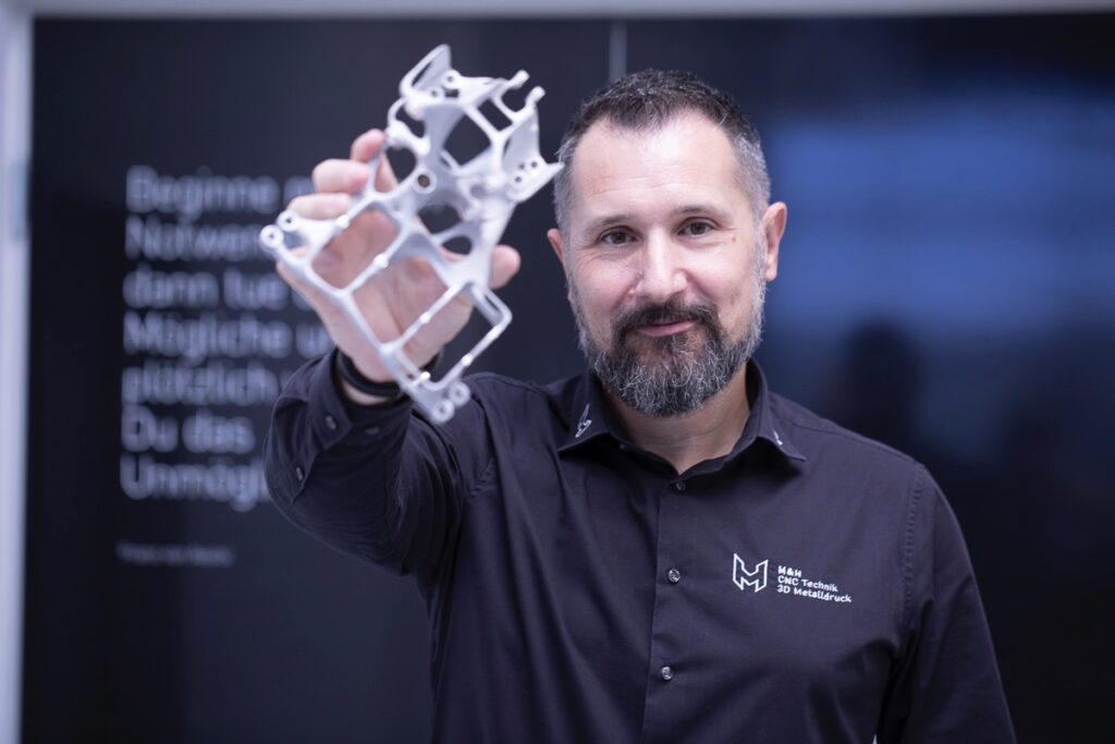 Kooperation mit Farsoon Technologies: M&H-Gründer Patrick Herzig (Credit: Lueflight)